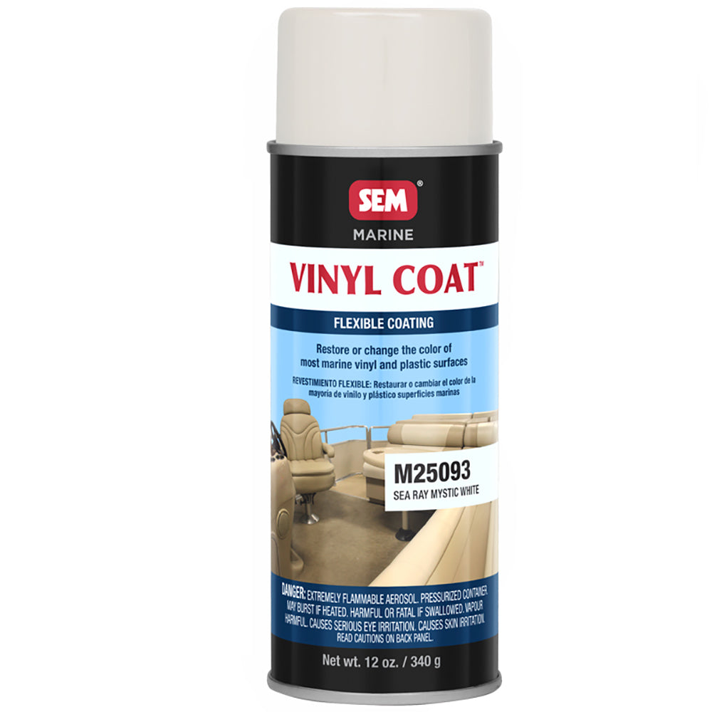 SEM Vinyl Coat  Sea Ray Mystic White  12oz M25093