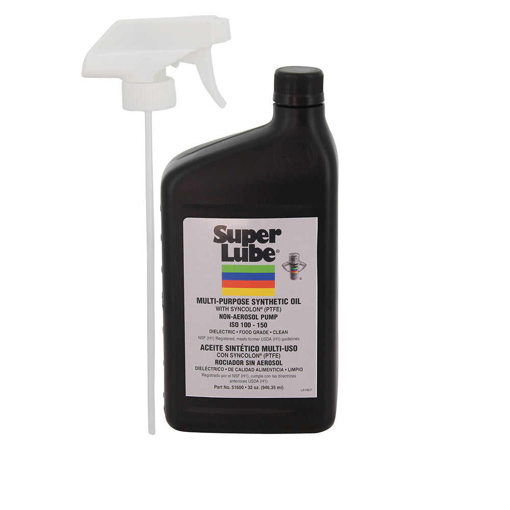 Super Lube Food Grade Synthetic Oil  1qt Trigger Sprayer 51600