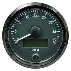 VDO SingleViu 80mm 318 Tachometer  4000 RPM A2C3832990030