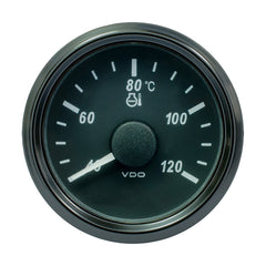 VDO SingleViu 52mm 2116 Water Temp Gauge  Euro  120 C  29122 ohm A2C3833330030