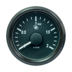 VDO SingleViu 52mm 2116 Turbo Pressure Gauge  60 PSI  0180 Ohm A2C3833470030