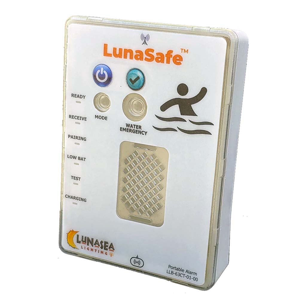Lunasea Controller fAudible Alarm Receiver wStrobe Qi Rechargeable LLB63CT0100