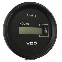 VDO Cockpit Marine 52mm 2116 LCD Hourmeter  Black DialChrome Bezel 331546
