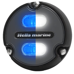 Hella Marine Apelo A1 Blue White Underwater Light  1800 Lumens  Black Housing  Charcoal Lens 016145001