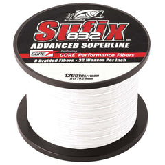 Sufix 832 Advanced Superline Braid  30lb  Ghost  1200 yds 660330GH