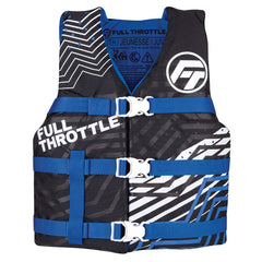 Full Throttle Youth Nylon Life Jacket  BlueBlack 11220050000222