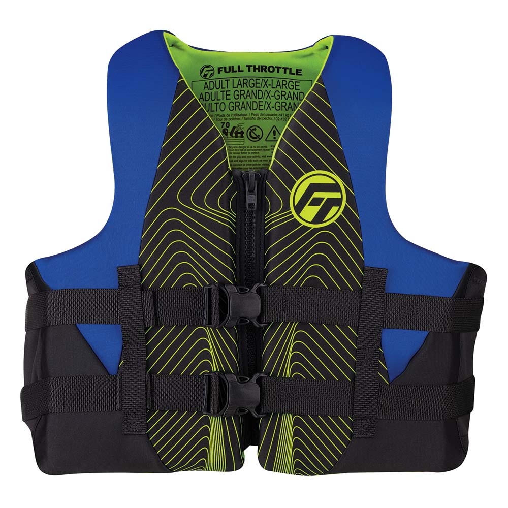 Full Throttle Adult RapidDry Life Jacket  SM  BlueBlack 14210050003022