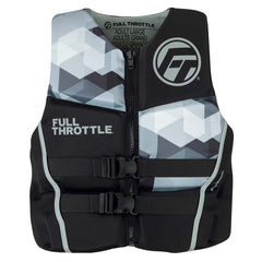 Full Throttle Mens RapidDry FlexBack Life Jacket  XL  BlackGrey 14250070105022