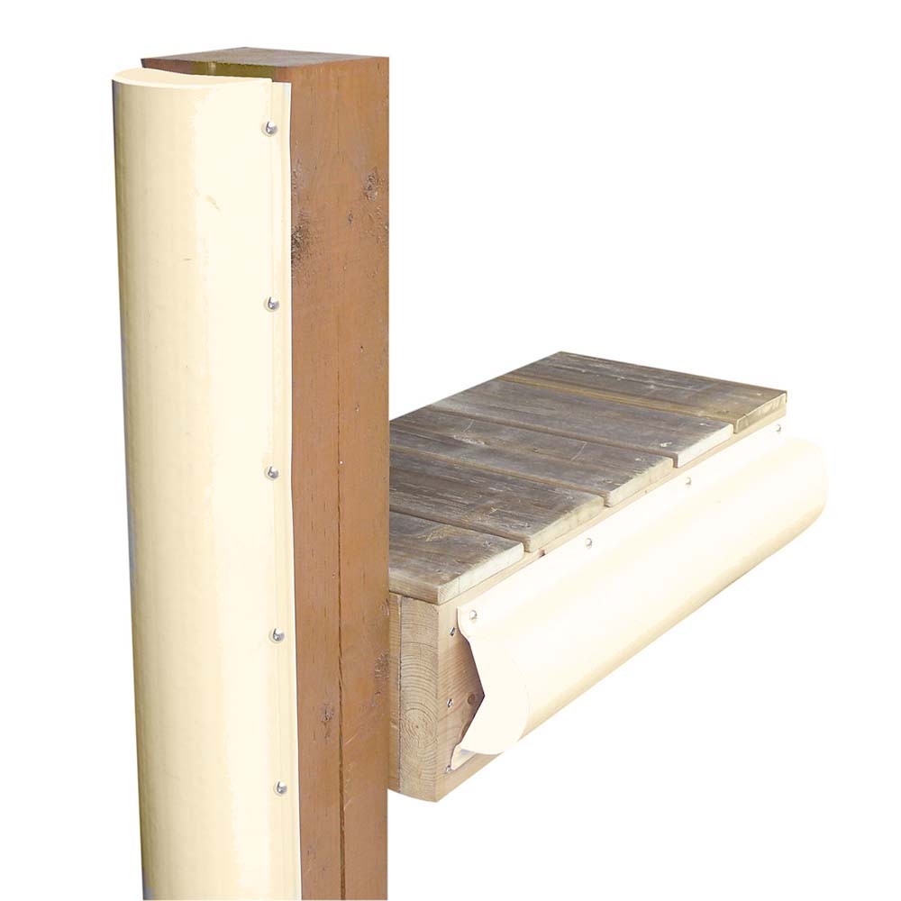 Dock Edge Piling Bumper  One End Capped  6  Beige 1020SF