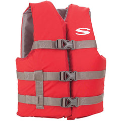 Stearns Youth Classic Vest Life Jacket  5090lbs  RedGrey 2159436