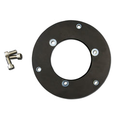 Lopolight Circular Baseplate fHorizontal Mount Lights  Aluminum  Black 400401B