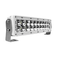 Black Oak Pro Series 30 Double Row 10 LED Light Bar  Combo Optics  White Housing 10CMD5OS