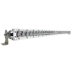 Black Oak Pro Series 30 Single Row 40 LED Light Bar  Combo Optics  White Housing 40CMS5OS