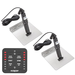 Lectrotab XKA Stainless Steel Trim Tab Kit wOneTouch Control  12 x 12 XKASL12X12