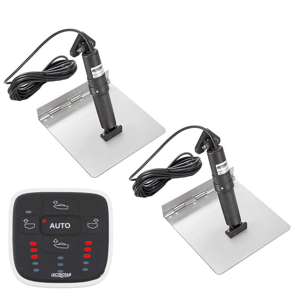 Lectrotab XKA Stainless Steel Trim Tab Kit wALC1 Control  12 x 18 XKASAL12X18