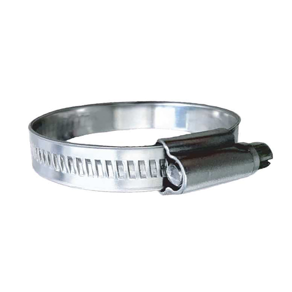 Trident Marine 316 SS NonPerforated Worm Gear Hose Clamp  1532 Band  2  2916 Clamping Range  10Pack  SAE Size 32 7102001