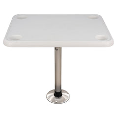 Springfield 16 x 28 Rectangle Table Package  White ThreadLock 1690107