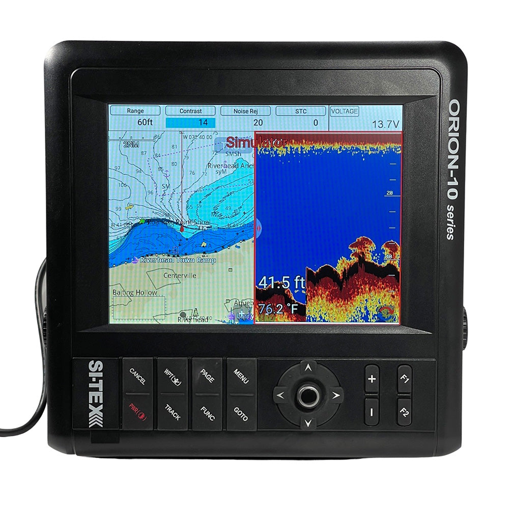 SITEX 10 ChartplotterSounder Combo wInternal GPS  CMAP 4D Card ORIONCF