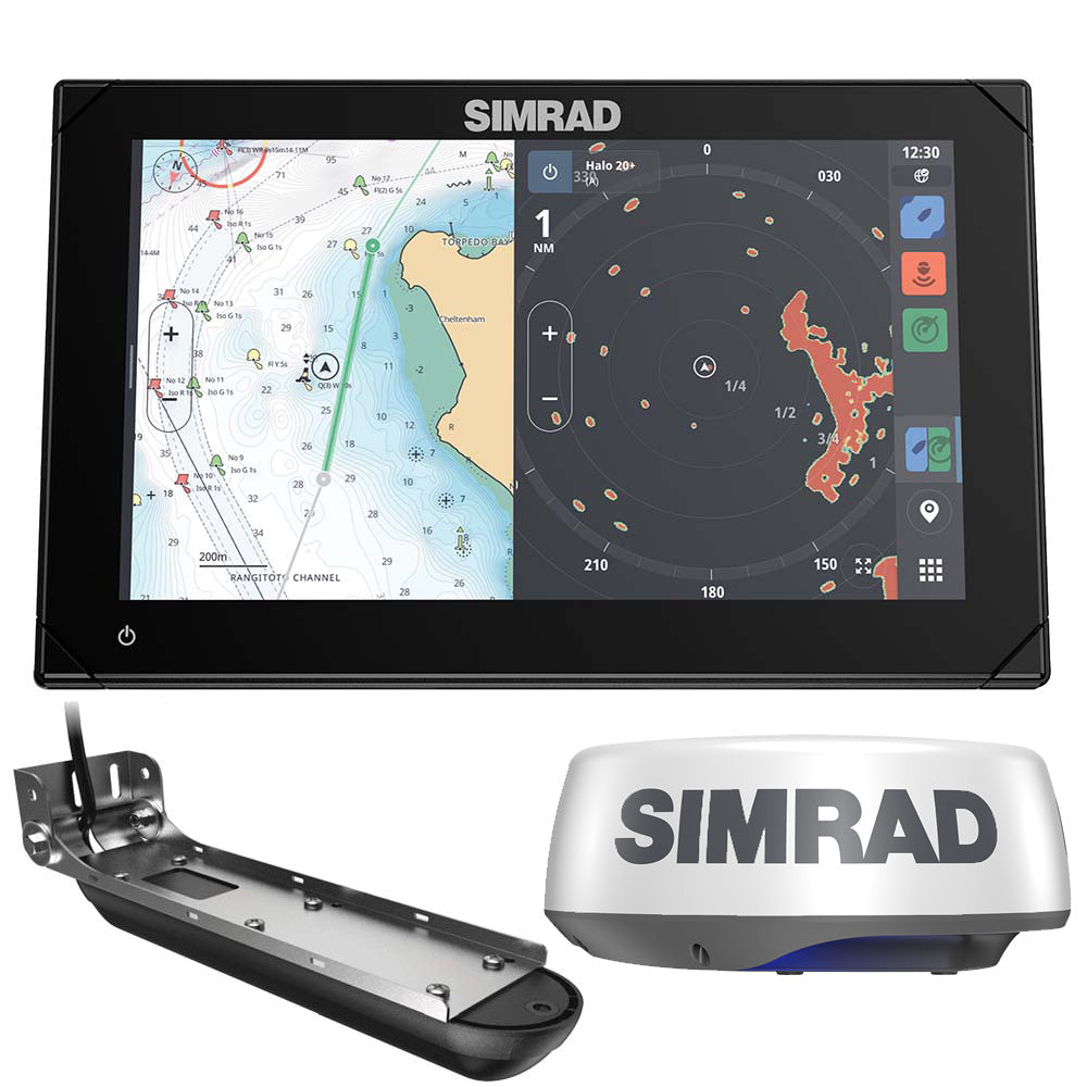 Simrad NSX 3009 Radar Bundle  HALO20 Radar Dome  Active Imaging 3in1 Transducer 00015377001