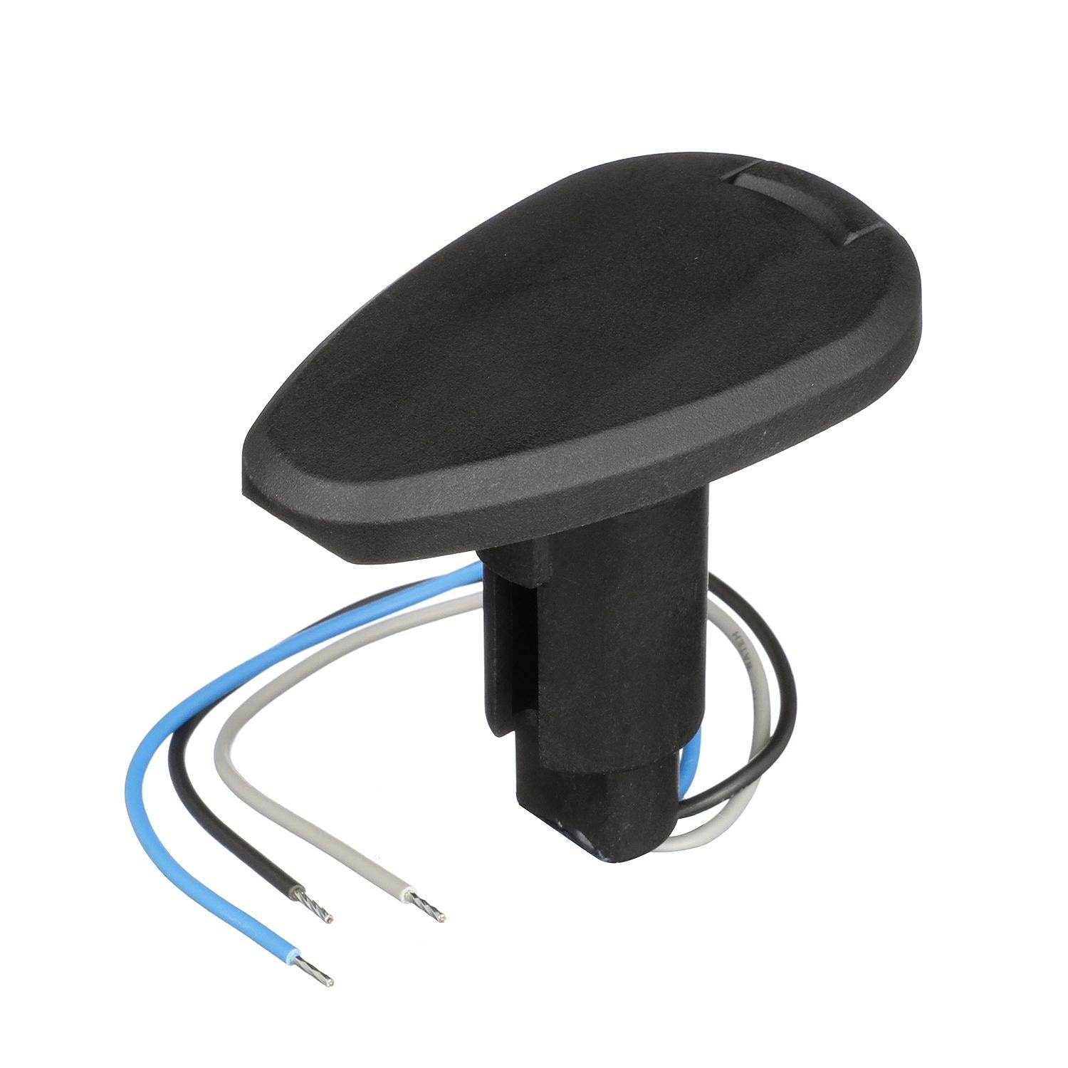 Attwood 910T Series Teardrop Base 3-Pin Black Composite Cover