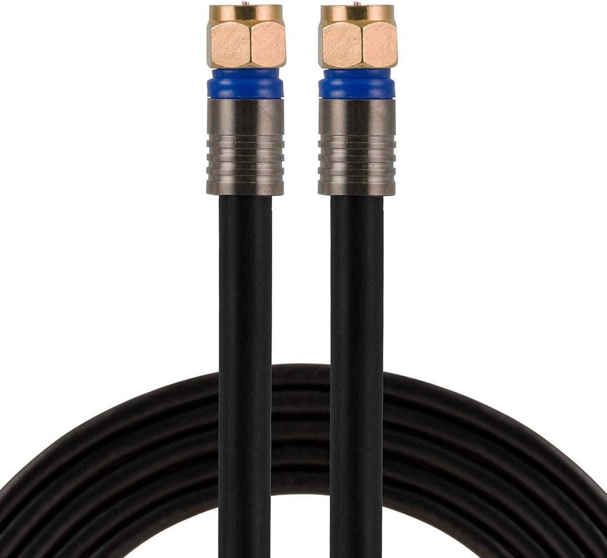 RG6 Coaxial Cable 50ft With F-type Connectors