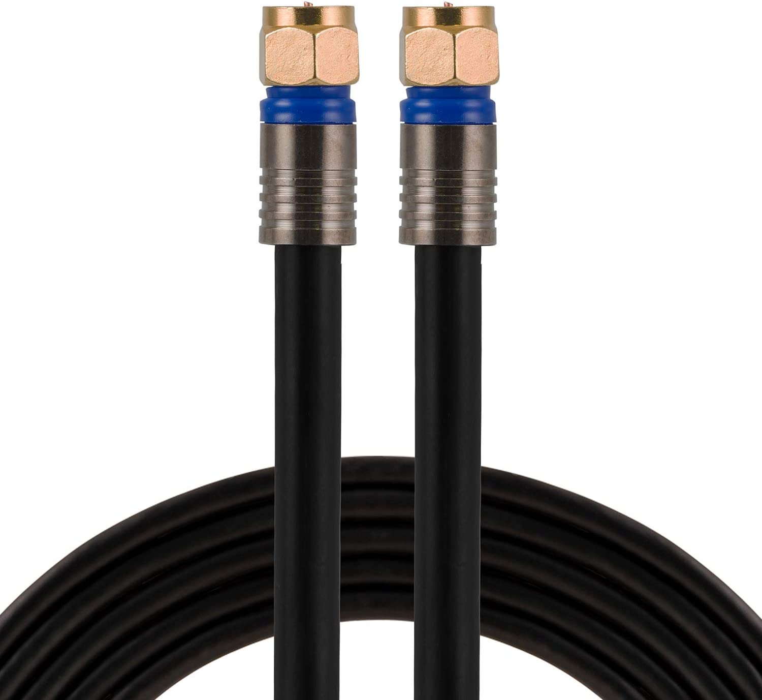 RG6 Coaxial Cable 15ft With F-type Connectors