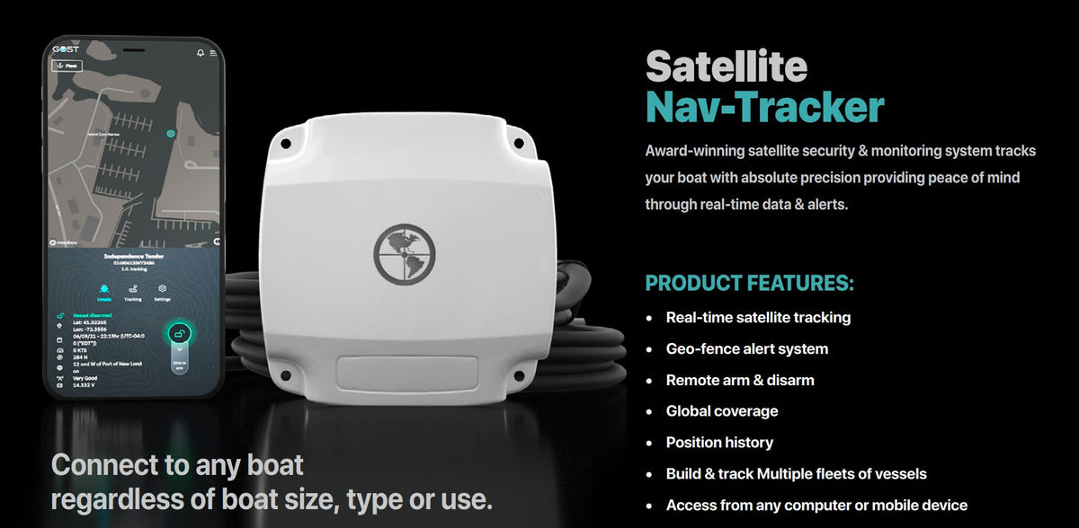 GOST Nav-Tracker 1.0 IDP SAT/GPS Tracking Device With 80ft Cable