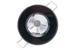 Lumitec Illusion Down Light Warm White Spectrum LED Black Mirror Reflector 10-30v