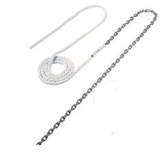 Maxwell 15ft of 1/4in HT Chain Splice to 150ft of 1/2in Nylon Brait Line