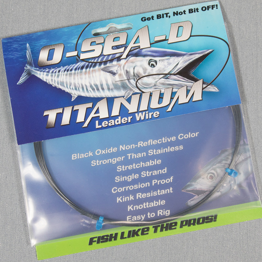 Titanium Leader Fishing Wire – 40LB Test - 50 FT